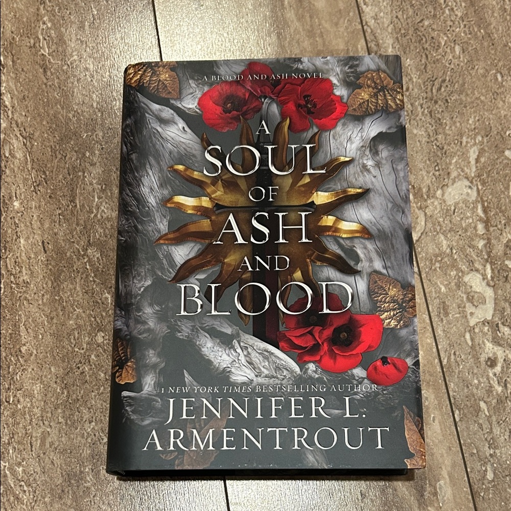 A Soul of Ash and Blood by - Gray and Red Cover